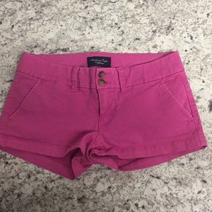 American Eagle Pink Shorts Size 00